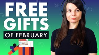 FREE English Gifts of February 2021