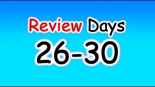 ★REVIEW Days 26-30 》ภาษาอังกฤษ 365 วัน โดย English by Chris