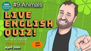 Live English Quiz #9 - Animals