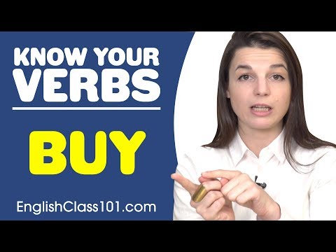 BUY - Basic Verbs - Learn English Grammar