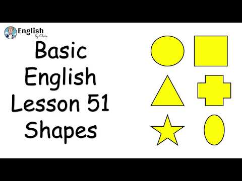 ผู้เริ่มต้น English - Lesson 51 - Shapes