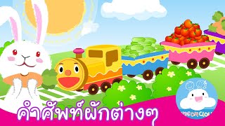 สื่อการสอน คำศัพท์ผักต่างๆ ในภาษาอังกฤษ by KidsOnCloud