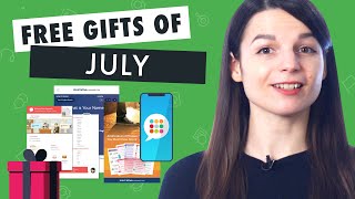 FREE English Gifts of July 2020