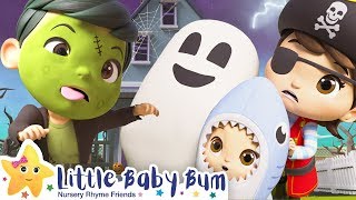 Wheels on The Bus Song - Halloween | Nursery Rhymes & Kids Songs - ABCs and 123s | Little Baby Bum