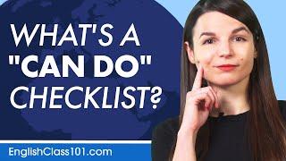 How to Speak more with "can do" checklists