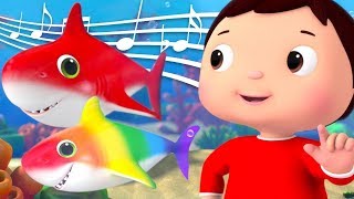 Learning Colors WIth Rainbow Baby Shark! Little Baby Bum | Nursery Rhymes & Kids Songs | ABC & 123