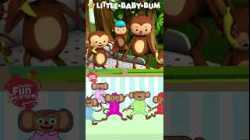 Can You Spot A Cat? - 5 Little Monkeys?? #spotit #funshorts #kids
