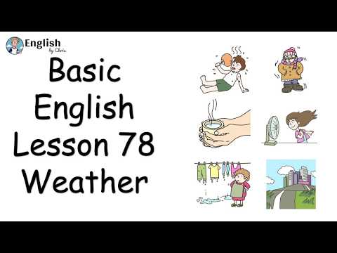 ผู้เริ่มต้น English - Lesson 78 - Weather