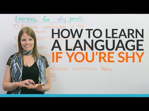 How to learn English if you are shy
