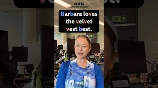 ‘Barbara loves the velvet vest best’ – tongue twister challenge! #shorts