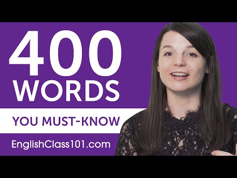 400 Words Every English Beginner Must Know