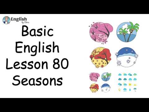 ผู้เริ่มต้น English - Lesson 80 - Seasons