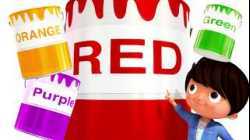 Mia & Jacus Mix Giant Paint Colors! ? | Little Baby Bum