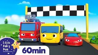 Vehicle Sounds Song +More Nursery Rhymes and Kids Songs | Little Baby Bum