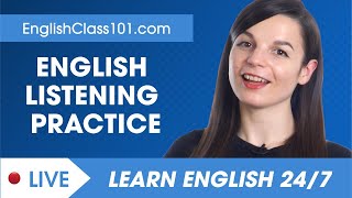 Learn English Live 24/7 ? English Listening Practice - Daily Conversations ✔