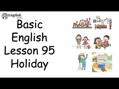 ผู้เริ่มต้น English - Lesson 95 - Holiday