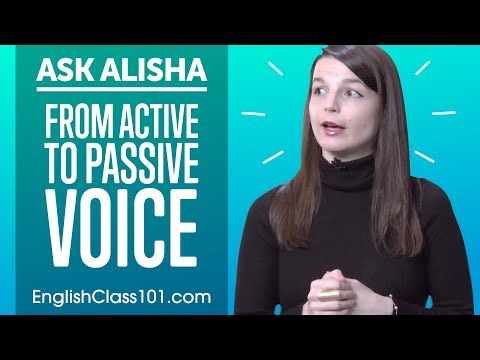 Convert Active Voice to Passive Voice in English