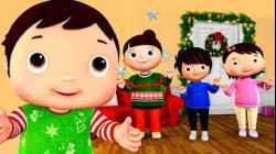 Christmas Finger Family Song ? | Little Baby Bum