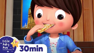 Pizza Song! Food Songs | +More Nursery Rhymes & Kids Songs | ABCs and 123s | Little Baby Bum