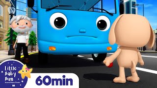 1 Hour Wheels On The Bus!  +More Nursery Rhymes and Vehicles Songs | Little Baby Bum