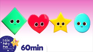 Color Shapes Song +More Nursery Rhymes and Kids Songs | Little Baby Bum
