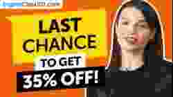 Last Chance to get 35% OFF!