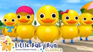 Five Little Ducks On a Bus + More Nursery Rhymes & Kids Songs - Little Baby Bum