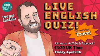 Live Friday Quiz #58 - Travel