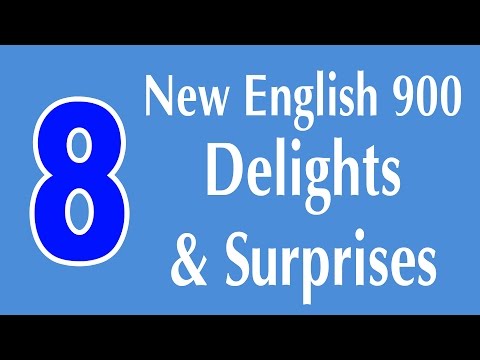 Learning English Speaking Course - New English Lesson 8 - Delights and Surprises