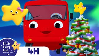 Wheels on the Bus, Christmas song | Four Hours of Little Baby Bum Nursery Rhymes and Songs