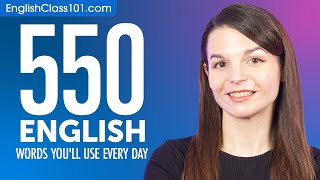 550 English Words You'll Use Every Day - Basic Vocabulary #95