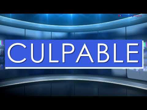 News Words: Culpable