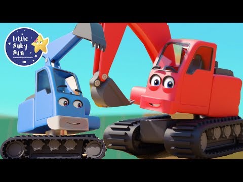 I Am An Excavator - Excavator Song | BRAND NEW! | Baby Songs | Nursery Rhymes | Little Baby Bum