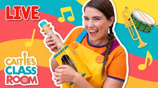 ? Caitie's Classroom 24 Hour Livestream ?  | Kids Songs | Super Simple Songs