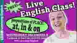 Live Class: Prepositions of place