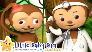 Five Little Monkeys + More Nursery Rhymes & Kids Songs - Little Baby Bum
