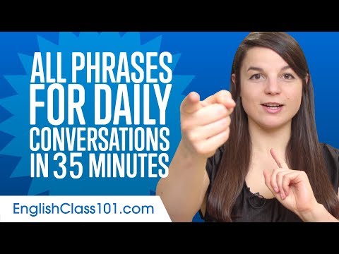 All Phrases You Need for Daily Conversations in English