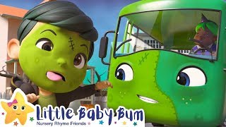 The Wheels on The Bus - Halloween | Nursery Rhymes & Kids Songs - ABCs and 123s | Little Baby Bum