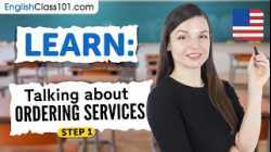 Talking About Ordering Services