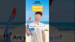 ?️ English at the beach #english #shorts