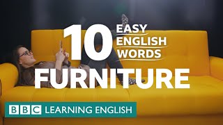10 Easy English Words: Furniture