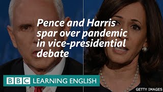 US election 2020: Mike Pence and Kamala Harris spar over pandemic in vice-presidential debate