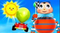 Balloon Race Song ??️ | Little Baby Bum