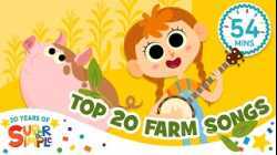 Top 20 Farm Songs! | Moo! ? Quack! ? Neigh! ? | Super Simple’s 20th anniversary | Super Simple Songs