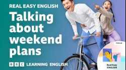 Talking about weekend plans ?‍♀️?? Real Easy English
