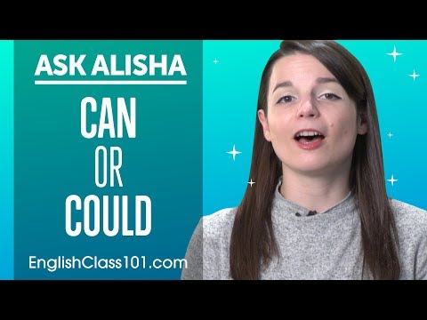 Difference between CAN and COULD - Basic English Grammar