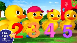 5 Little Ducks On A Bus | Little Baby Bum - Nursery Rhymes for Kids | Baby Song 123