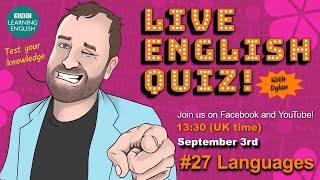 Live English Class -  #27 Language