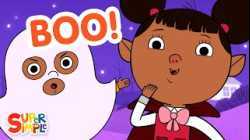 Toodly Doodly Boo | Halloween Song for Kids | Super Simple Songs