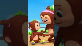 5 Little Monkeys ?? #LBB #Short #monkey